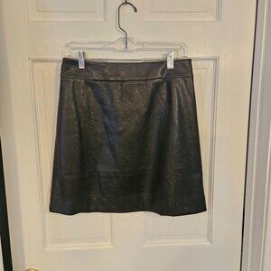 Faux Leather Mini Skirt